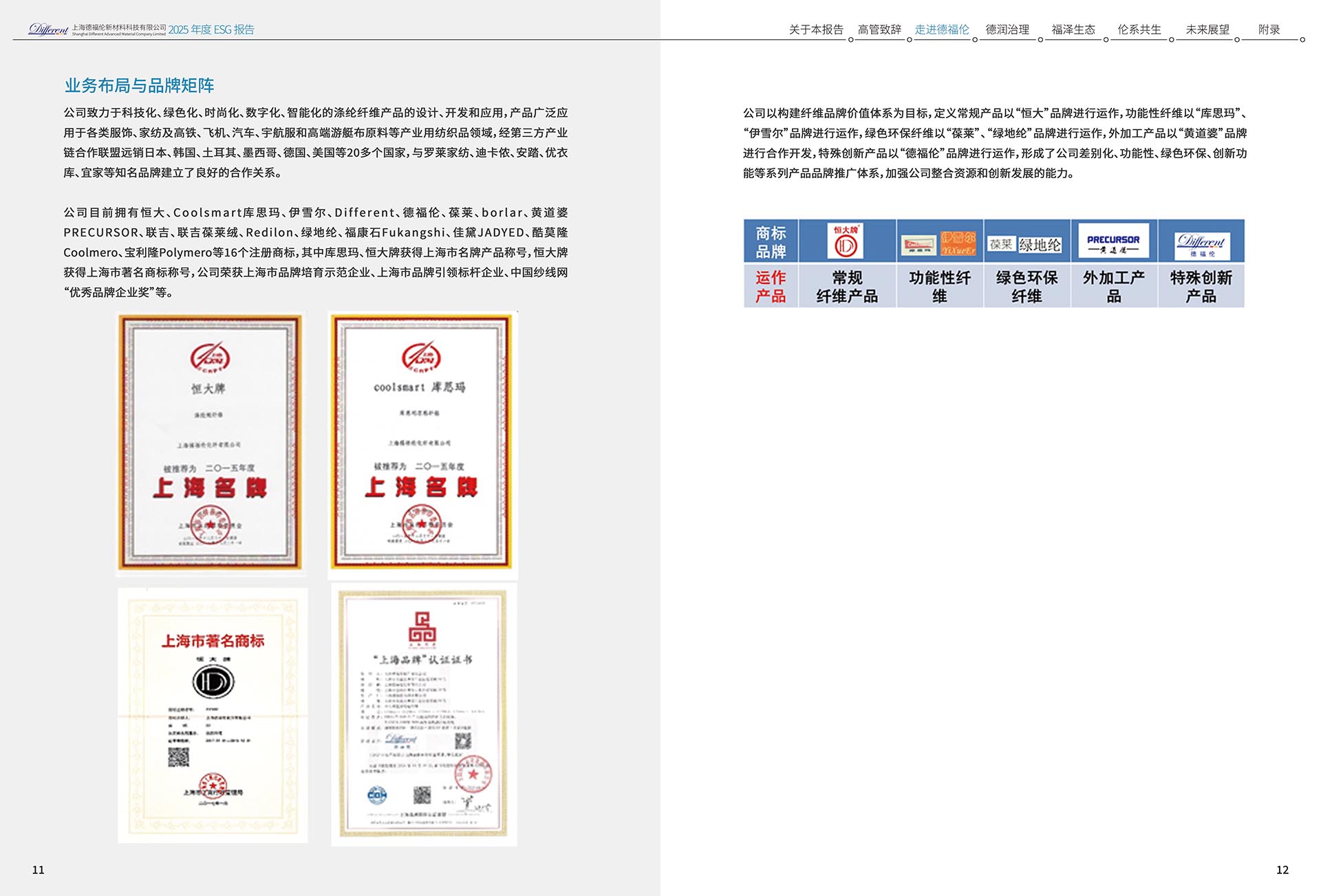 2025年度环境、社会及治理（ESG）报告-上海德福伦新材料科技有限公司